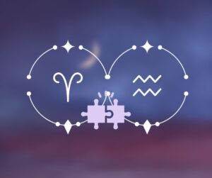 Áries combina com Aquário