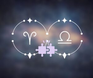 Áries combina com Libra