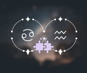 Câncer combina com Aquário