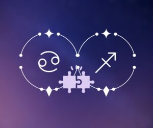 Câncer combina com Sagitário